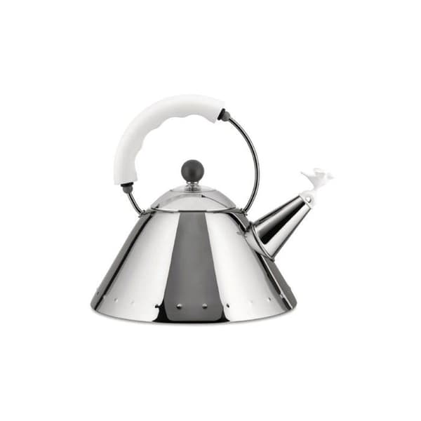 Vattenkokare - Alessi - Fågel - 2 L - Grå - Elegant design