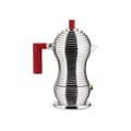 Miniatyrbild 1 av 3: Espressobryggare - Alessi - MDL02-3 R - Stål - Röd - 3 koppar - 15 cl