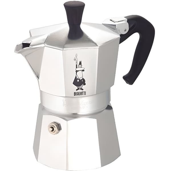 Moka Express Kaffebryggare - Bialetti - 1165 - 9 koppar - Aluminium - Ergonomisk