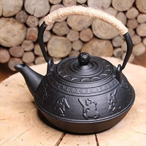 Tea Soul Svart Gjutjärn Tekanna 500 ML, Porslin, Ingen - B6021210