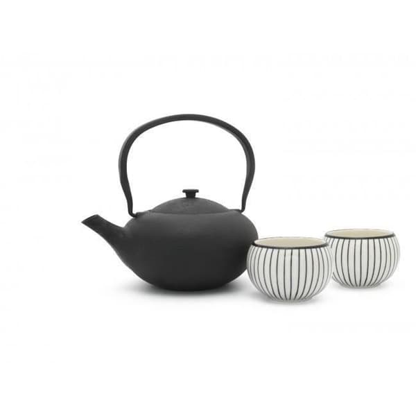 BREDEMEIJER Shanxi presentset, svart, med 2 porslinsmuggar