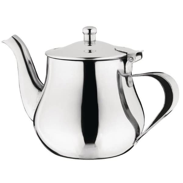 Tekanna - Olympia - 500 ml - Rostfritt stål - Spegelfinish - Värmebeständiga handtag