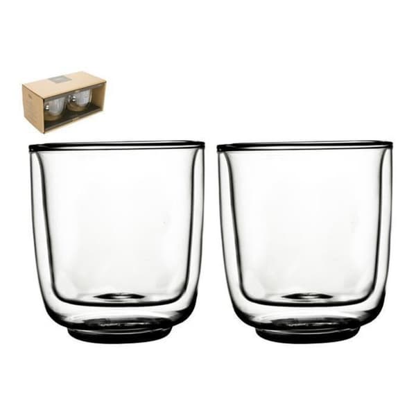 Gusta Fika dubbelväggigt glas 250ml set om 2 delar