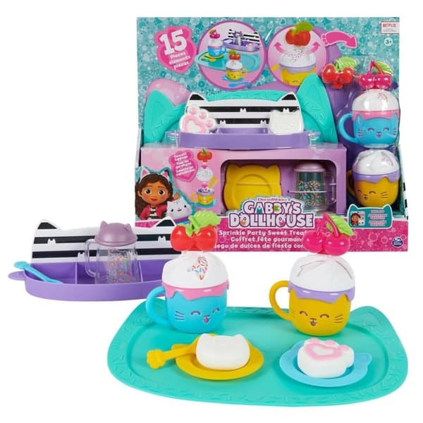Gabby's Dollhouse Sprinkle Party servisset