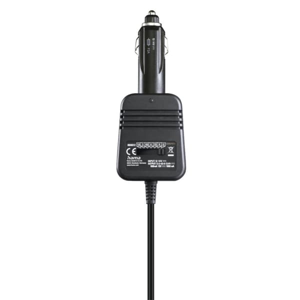 Hama Strömadapter för Bil Justerbar 1000mA 12W Max. 12V uppskattning 8 adaptrar Svart