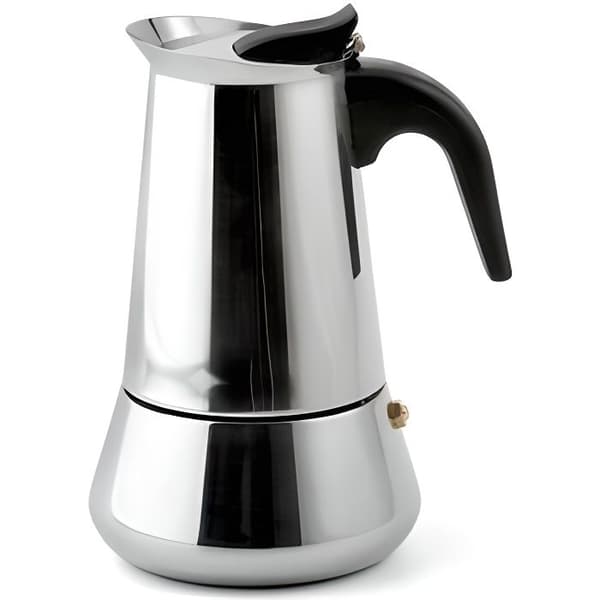 ITALIENSK KAFFEMASKARE 2-KOPPERS INDUKTIONSPERKOLATOR - WEIS