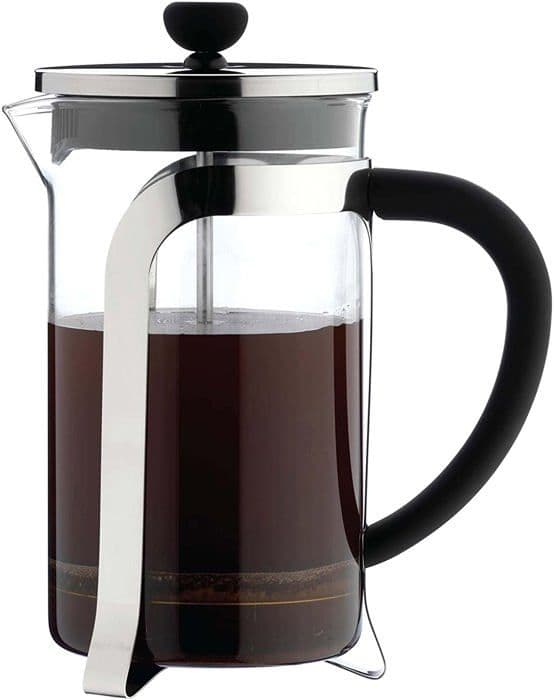 Café olé - KM-03C - Cafe Ole Mode French Press Kaffebryggare, 350ml / 0,35L, 1 kopp, i rostfritt stål och glas