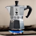 Miniatyrbild 3 av 3: Italiensk eller fransk presskaffebryggare Bialetti MOKA EXPRESS 6 CUPS