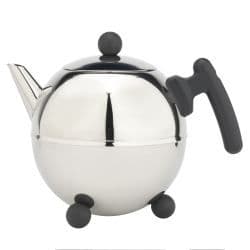 Teapot - Bredemeijer - Duo Bella Ronde - 1,5 L - Dubbelvägg - Grå