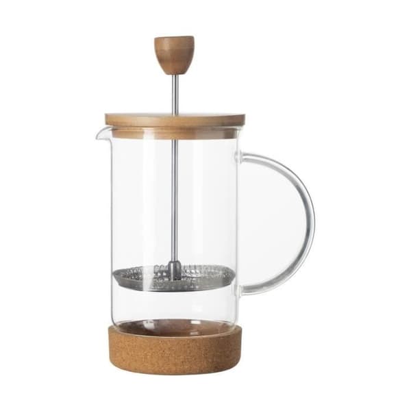Presskanna - Secret de Gourmet - 60 cl - Glas och Bambu - Lock i Bambu - Korkbas