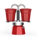 Miniatyrbild 1 av 2: Espressokaffe - Bialetti - Röd - Rostfritt stål - 2 koppar - Diskmaskinsskompatibel