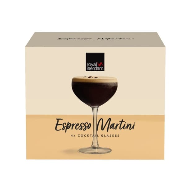 Royal Leerdam Espresso Martini issæt med 4 stk
