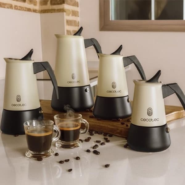 Cafetière italienne - Piccolina - 200 Grön - Rostfritt stål - 2 koppar - Grön