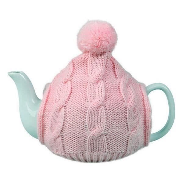 Teapot - Sweater - 600 Ml - Porcelain - Färg: Grå - Dimensioner: Ø 12 x 11,5 cm