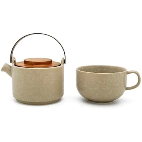 Teekanna och kopp - BREDMEIJER - Umea - 500 ml - Stengods - Modern design