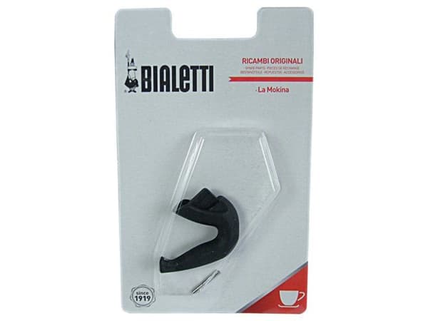 Cafetiere - tekanna - chokladkanna Bialetti - 0800200 - Blister 1 Handtag Mokina, Plast, Svart, 5 x 4 x 1 cm