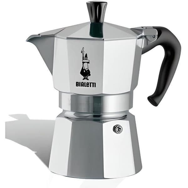BIALETTI Moka express italiensk kaffebryggare - 1 kopp - aluminium