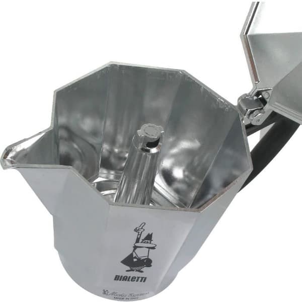 BIALETTI Moka express italiensk kaffebryggare - 12 koppar - Aluminium