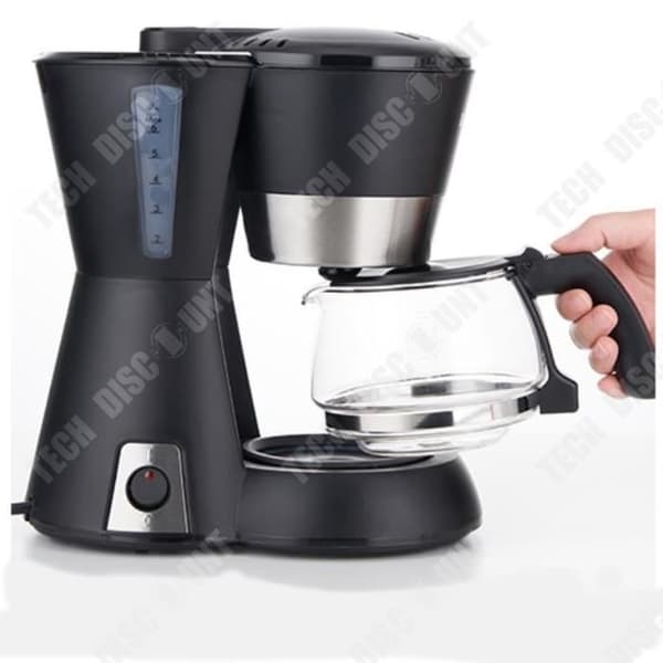 TD® Hushålls liten droppkaffebryggare stationär kaffebryggare Amerikansk maskin termisk isolering automatisk te kaffebryggare