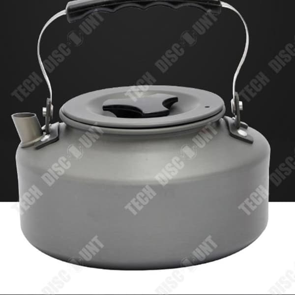 TD® Camping Kaffebryggare 0,8L Stor kapacitet Bärbar aluminiumlegering Bergsklättring och Fiske Tekanna Picknick Vattenkokare