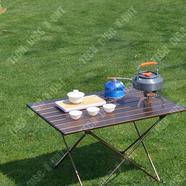 TD® Camping Kaffebryggare 0,8L Stor kapacitet Bärbar aluminiumlegering Bergsklättring och Fiske Tekanna Picknick Vattenkokare