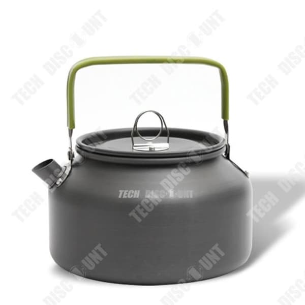 TD® Camping Kaffebryggare 0,8L Stor kapacitet Bärbar aluminiumlegering Bergsklättring och Fiske Tekanna Picknick Vattenkokare