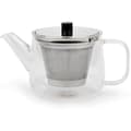 Miniatyrbild 1 av 2: Bredemeijer Petite teapot i glas 1,1 l – Transparent glas teapot med enkel vägg och tefilter i rostfritt stål