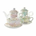 Miniatyrbild 2 av 4: Teapot glas porslin DKD Home Decor (x2)