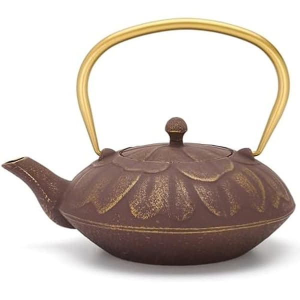 Teapot - BREDEMEIJER - Asien - Grått gjutjärn - 1,3 l - Filter i rostfritt stål - Asiatiskt design