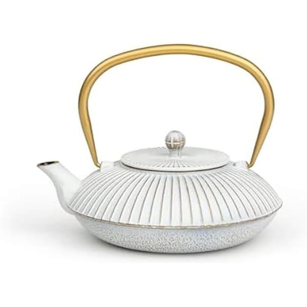 Teapot - BREDEMEIJER - Asien - Emaljerad gjutjärn - 1,1 L - Filter i rostfritt stål