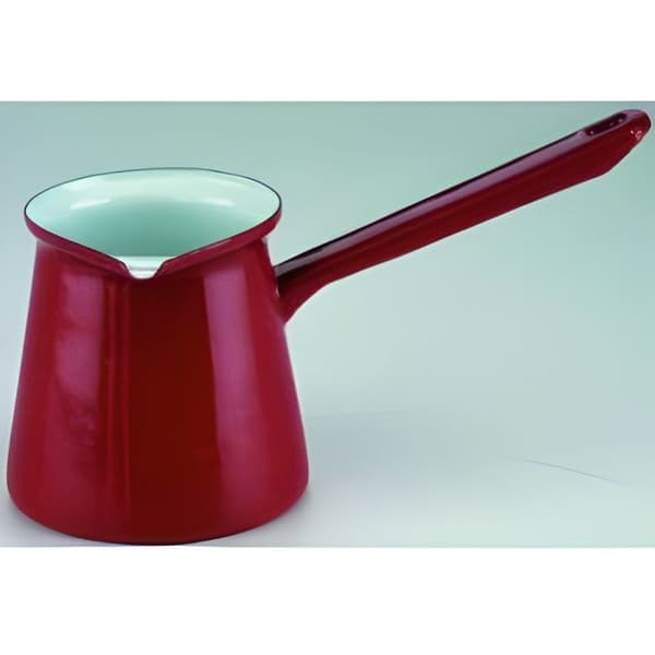Turkisk kaffebryggare - IBILI - 910145 - Förglasat emaljerat stål - Röd - 0,50 L