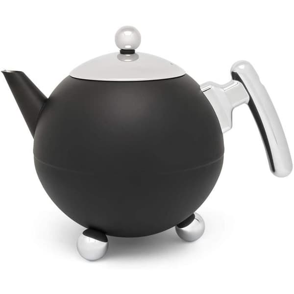 Bredemeijer Teekanne Bella Round 1.2l Matt Black/Chrom 101006 - 101006