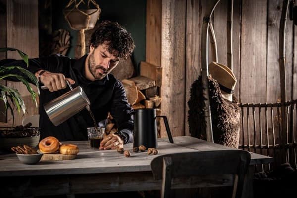 Kaffebryggare - tebryggare - chokladtillverkaren Leopold wien - LV113019 - San Marco dubbelvägg kaffebryggare 1.0L rostfritt stål