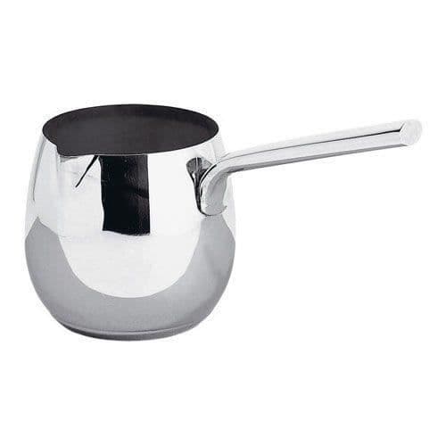 Mjölkkokare - Alessi - SG302 - 18/10 rostfritt stål - Grå - Design Stefano Giovannoni
