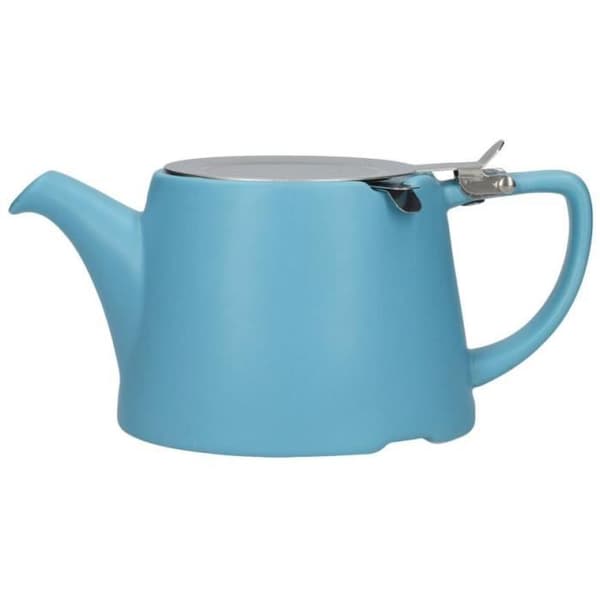 Teapot - London Pottery - Oval - 750 ml - Keramik - Blå satinér