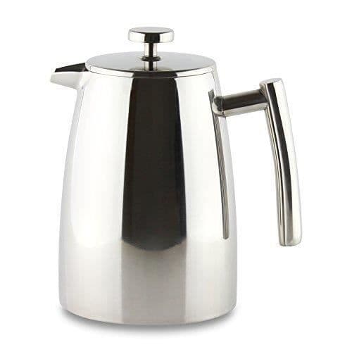 Dubbelväggig kaffebryggare - Grunwerg - Cafe Ole - Rostfritt stål - 3 koppar - Blank yta