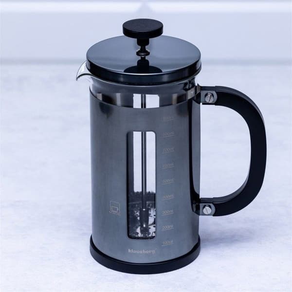 Cafetière och tekanna - Klausberg - KB7704 - 1,0L - Grå - Diskmaskinssäker