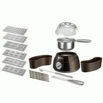Fondue - UNOLD - 48667 CHOCOLATIER - Aluminium Svart - 25 W - 0,25 L
