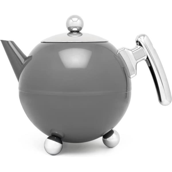 Théière Bredemeijer Duet Bella Ronde 1,2L Gris Froid Chrome