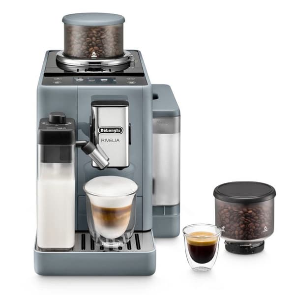 Automatisk kaffemaskin - DE'LONGHI - Rivelia EXAM440.55.G - 1,4L - Inbyggd kvarn - Espresso