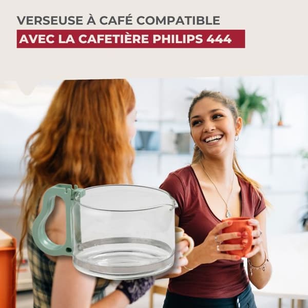 Kaffekanna för Philips 444 Fackelmann kaffebryggare