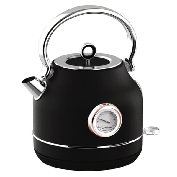 Elkedel 1,7l med termometer Berlinger Haus BH-9513 Sort Rose Lumarko!