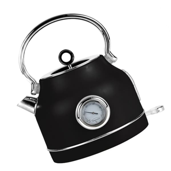 Sähköinen vedenkeitin 1,7 l lämpömittarilla Berlinger Haus Bh-9640 mattamusta Lumarko!