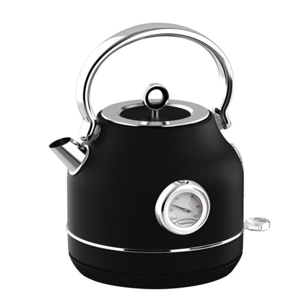 Sähköinen vedenkeitin 1,7 l lämpömittarilla Berlinger Haus Bh-9640 mattamusta Lumarko!