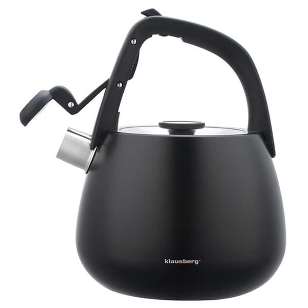 Stålkedel med fløjtefunktion 2,5l Klausberg Kb-7774 Lumarko!