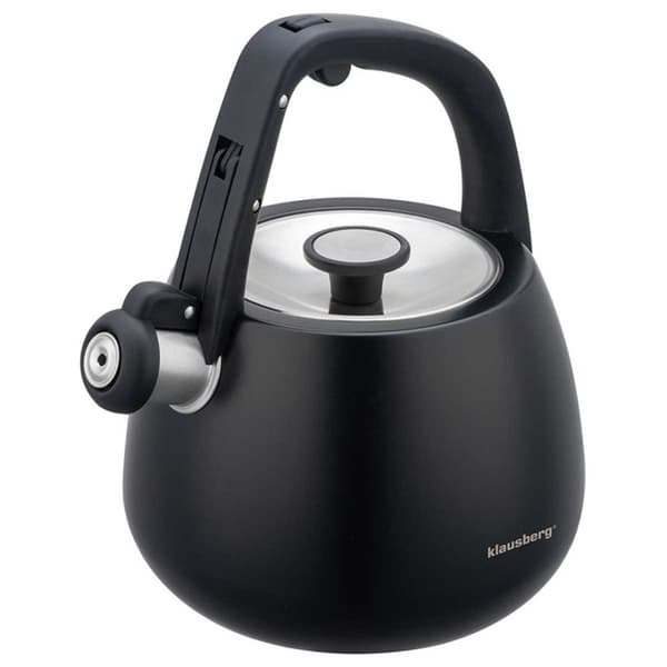 Stålkedel med fløjtefunktion 2,5l Klausberg Kb-7774 Lumarko!