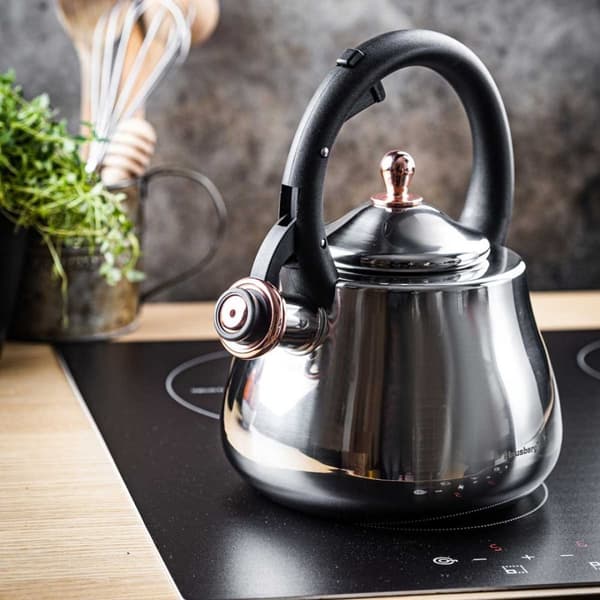 Stålkedel med fløjtefunktion 2,8l Klausberg Kb-7776 Lumarko!