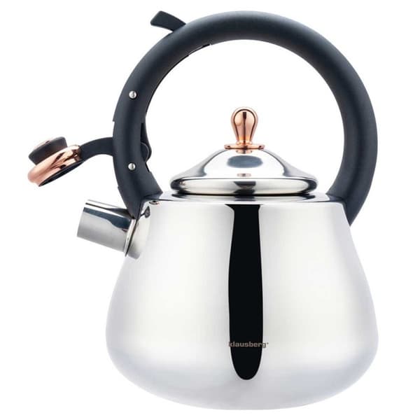 Stålkedel med fløjtefunktion 2,8l Klausberg Kb-7776 Lumarko!