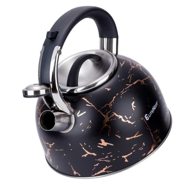 Elkedel med fløjte 3l Glamour Black Gold E-5155 Lumarko!