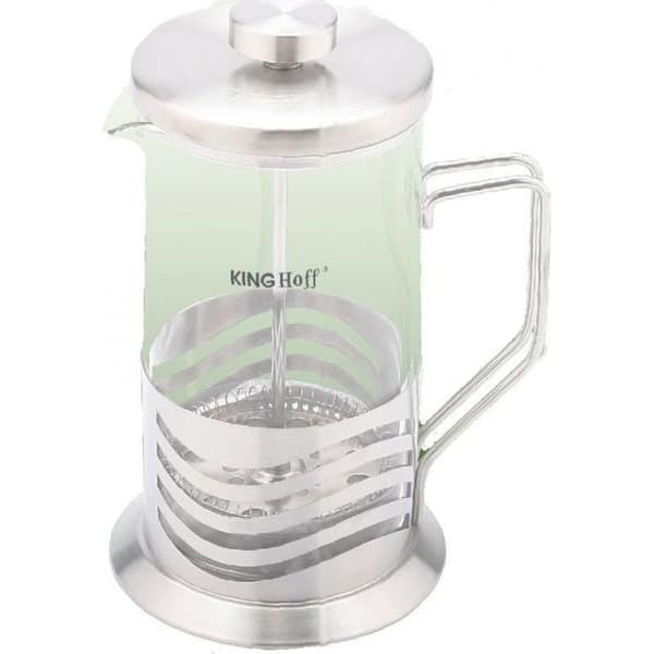 Cafetiere - teekanna - chokladkanna Kinghoff Cafetière/teekanna med tryck 600 ml Kh-4834